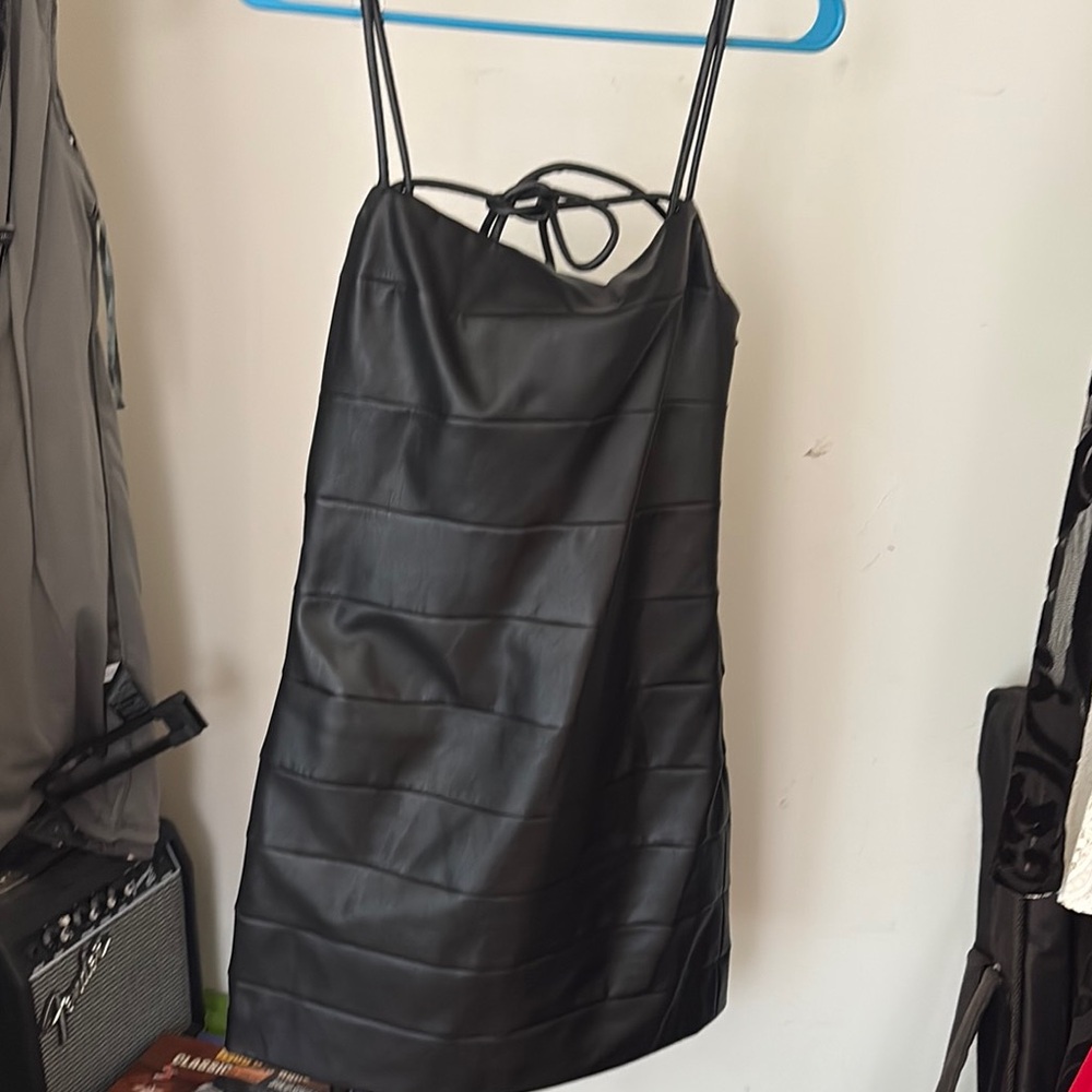 Black Strappy Mini Dress